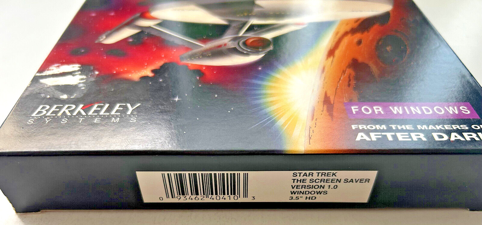 1992 Berkeley Systems STAR TREK The Screen Saver for Windows PC Complete