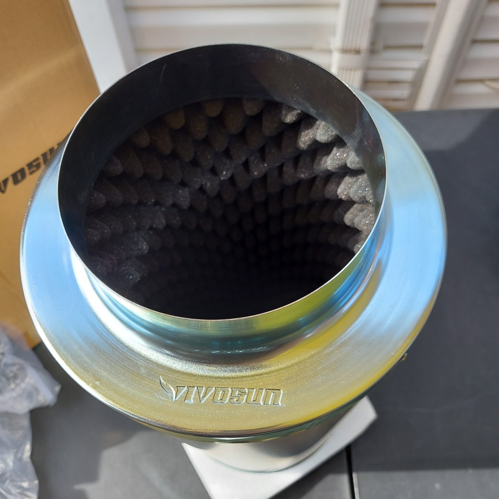 Vivosun 6" Inline Duct Fan Noise Reducer Silencer