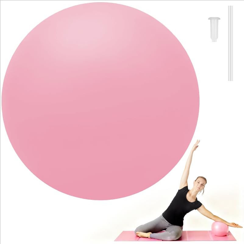 Pimoys Pilates Ball 9 Inch Small Exercise Ball Mini Yoga Ball Workout Balls f...