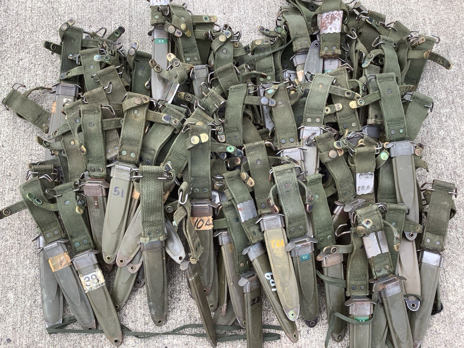 USGI  M8A1 Scabbard with Tip PWH