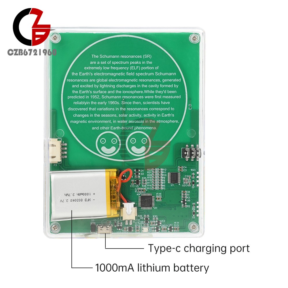 2x Digital Schumann Wave Generator Multiple Waveform Frequency Adjustable 200KHz