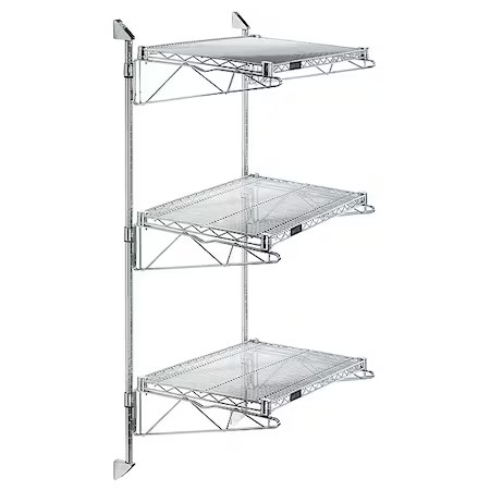 QUANTUM STORAGE SYSTEMS WC54-CB1472C Wire Cantilever, 14 in Overall Depth