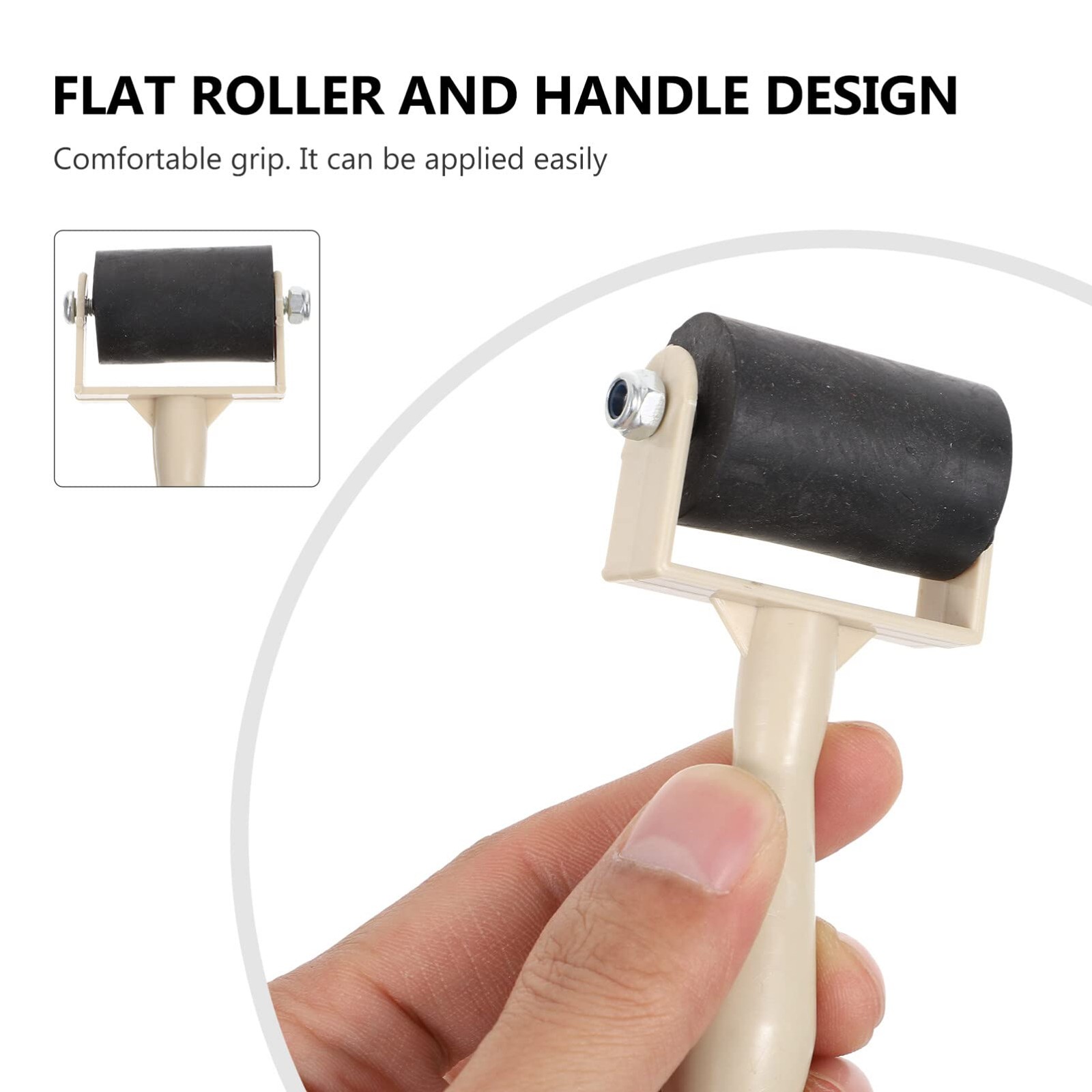 Relief Printing Brayers 15Pcs Rubber Printmaking Roller Plastic Brayer Roller...