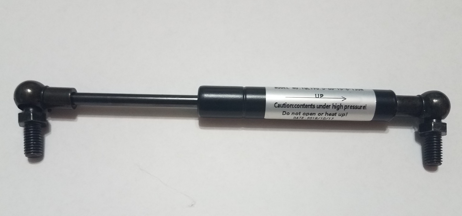 7.5" --- 130N/29lb Gas Strut,Gas Spring,Lid Support,Lift w/metal ball ends