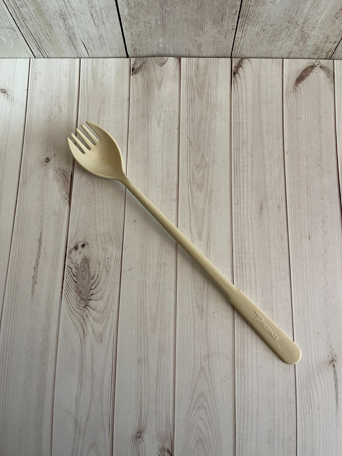 Vintage Tupperware Long Cocktail Fork - Cream