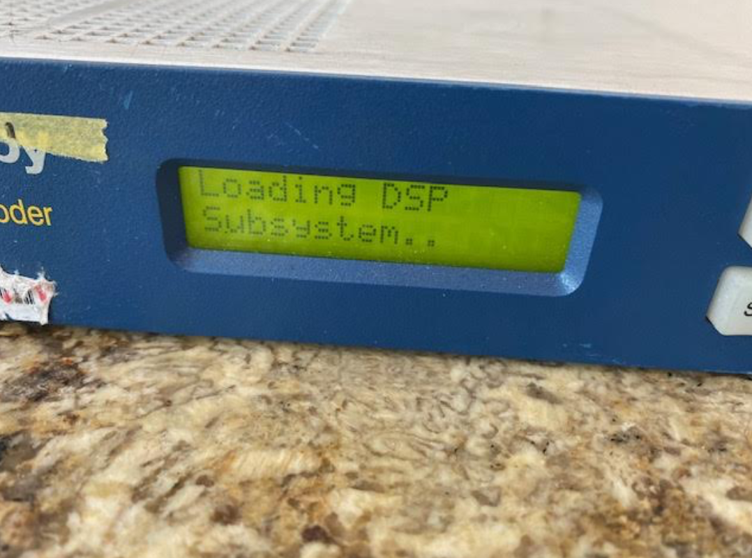Dolby DP572 Professional Dolby E Decoder Multichannel Audio Distribution system