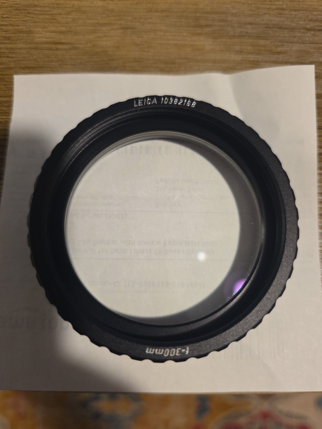 Leica 10382168 Objective Lens f=300mm for microscope 65mm Fitting