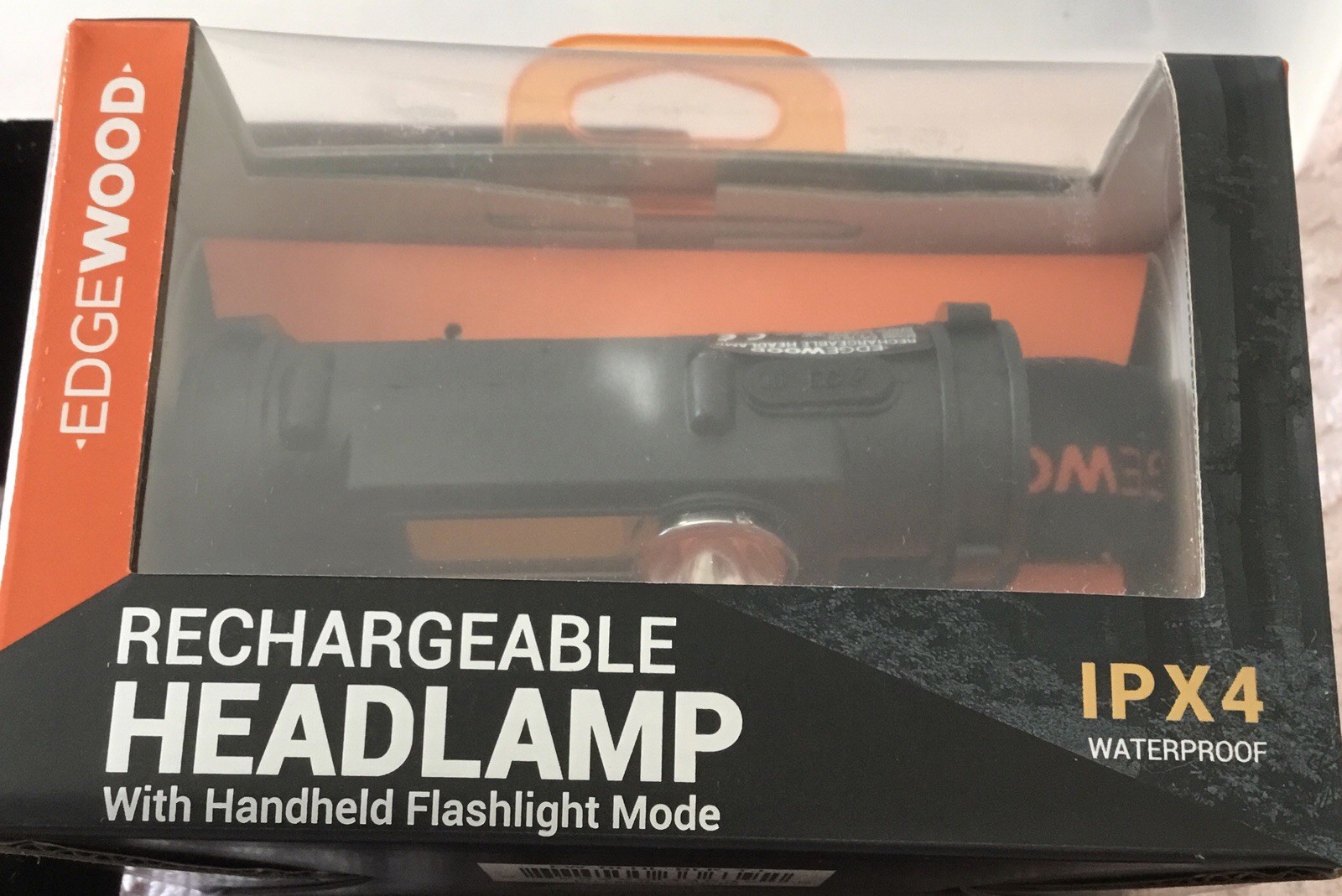 Edgewood Rechargeable LED Headlamp IPX4