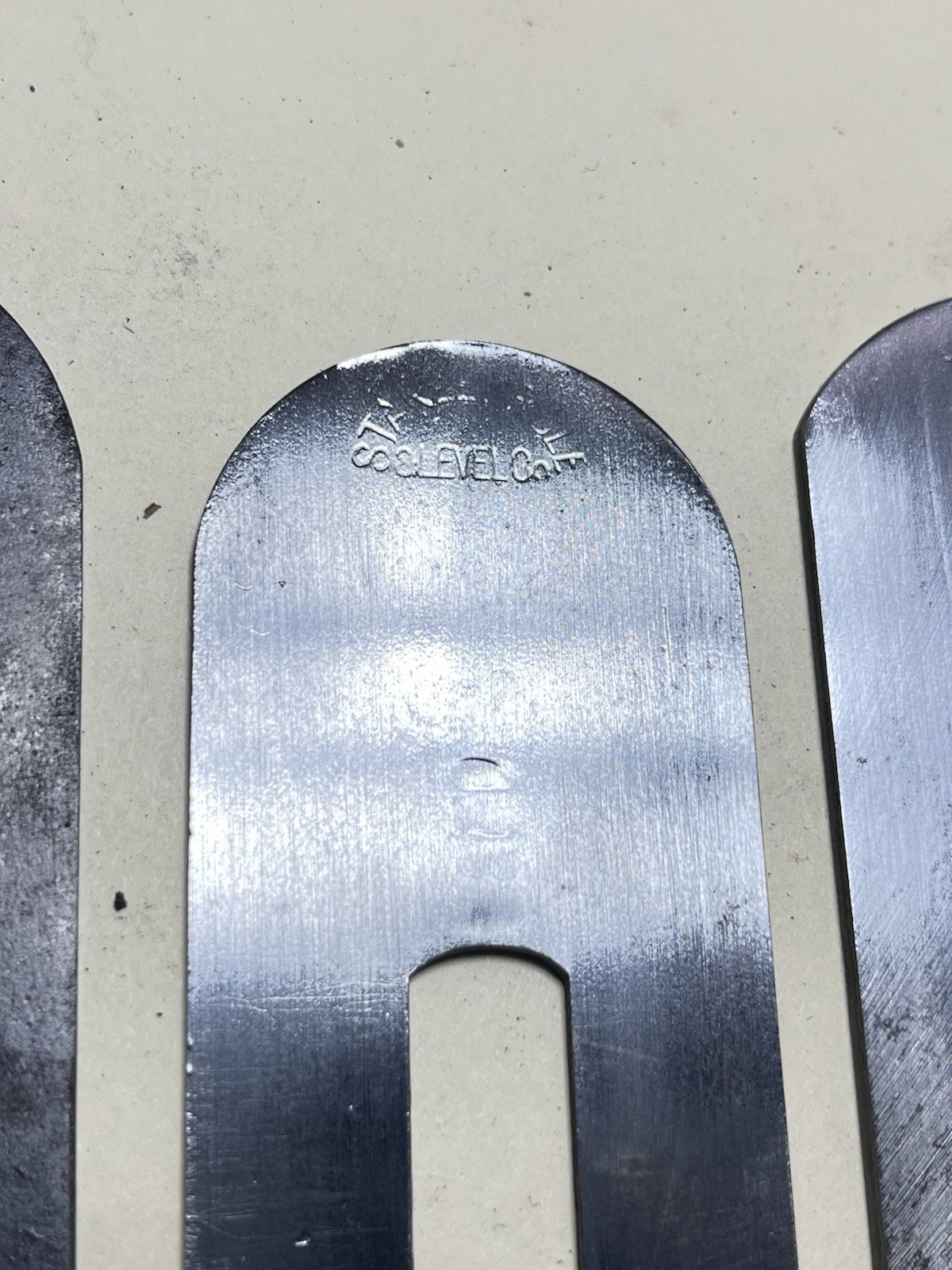 6 Various Block Plane Blades Used