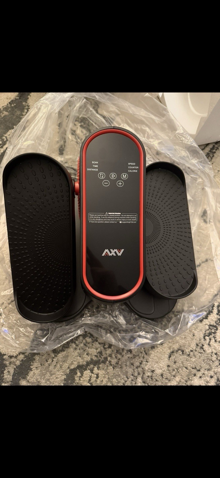 AXV-VIGOR-6 Under-Desk Hands-Free Elliptical Machine Trainer