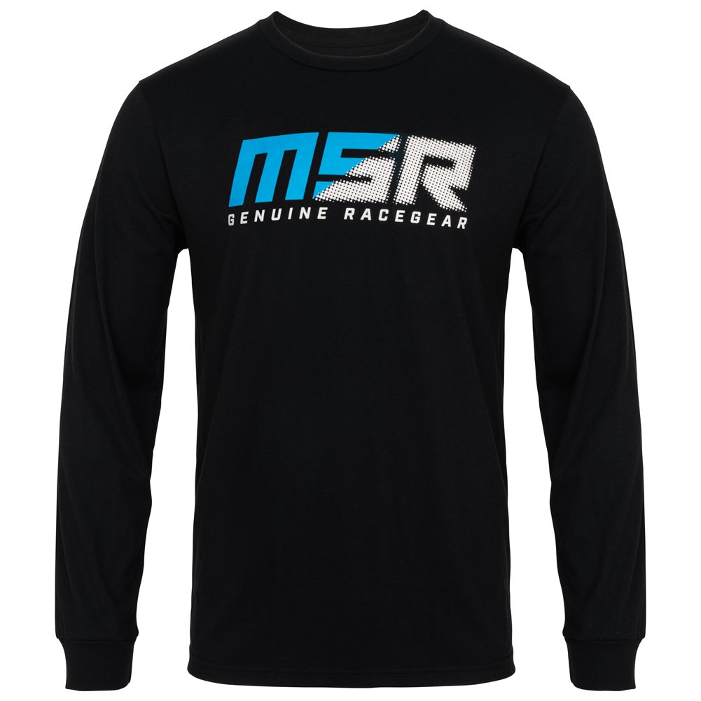 MSR 215-188-0031 Blurred long Sleeve T-Shirt XXX-Large Black/Blue