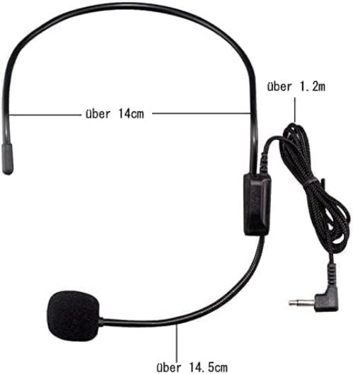 Comfortable and Adjustable Headset Microphones for Singers & Presenters - 2 Pack