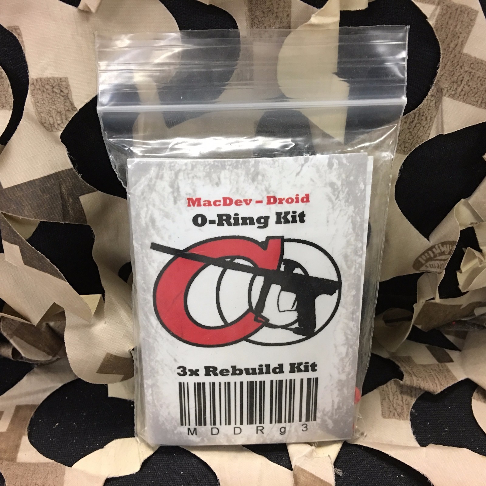 NEW Captain O-Ring Complete COLORED Kit 3x Rebuild (Bag) - MacDev Droid