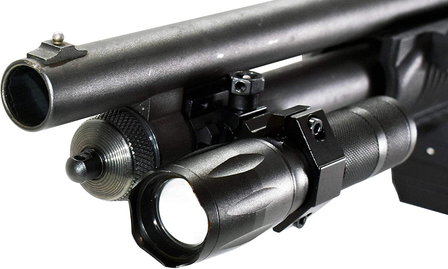 Mossberg maverick 88 12 gauge pump flashlight kit hunting tactical home defense.
