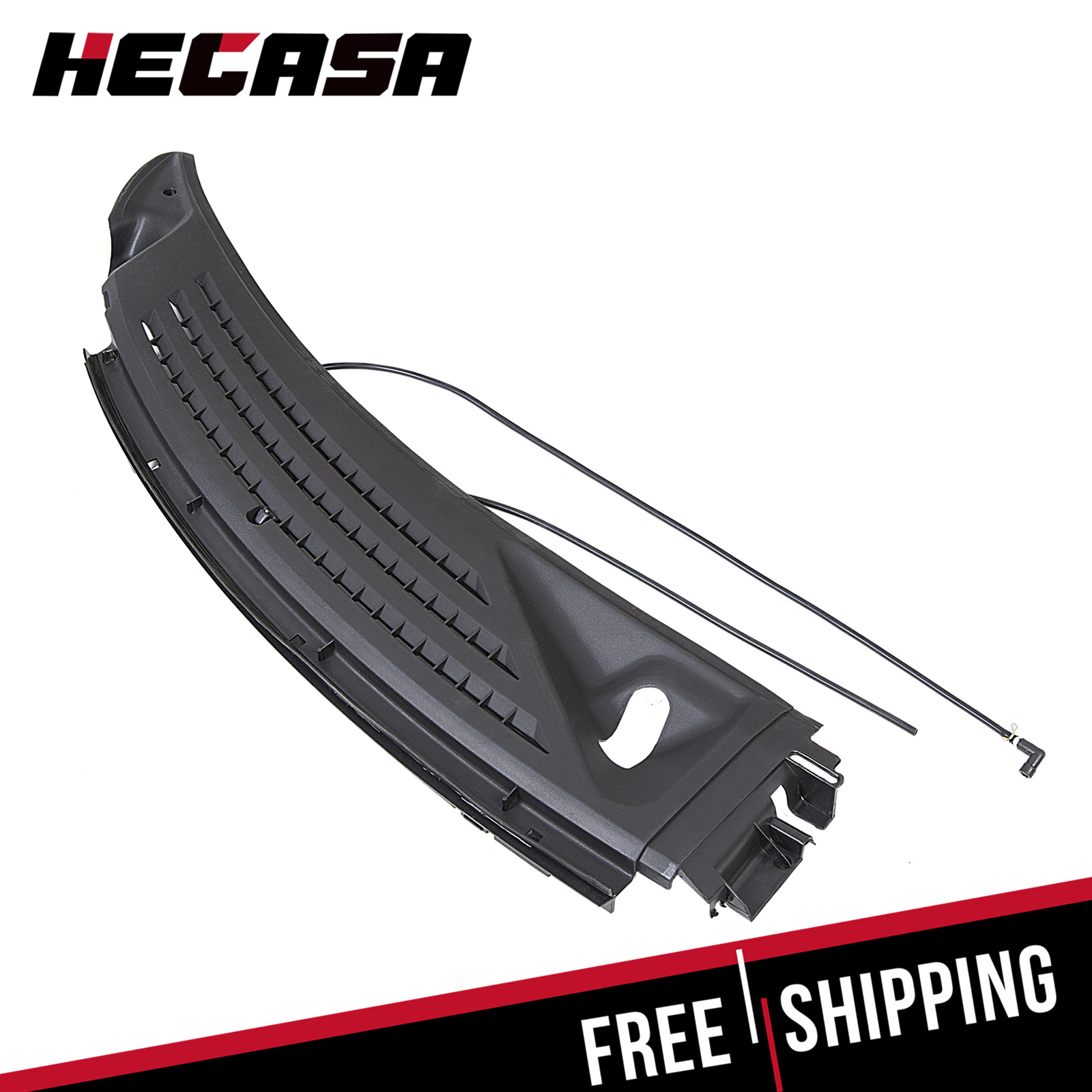 For 09-14 Ford F150 Windshield Wiper Cowl Panel Grille Set w/ Seals Left + Right
