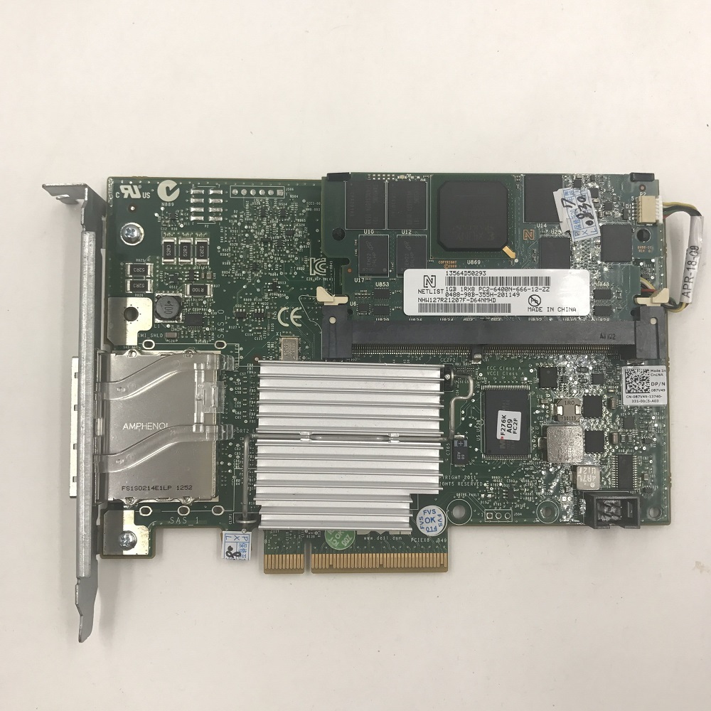 Dell PERC H800 6Gb/s 1GB Cache/Battery  SAS PCIe External RAID Controller Card