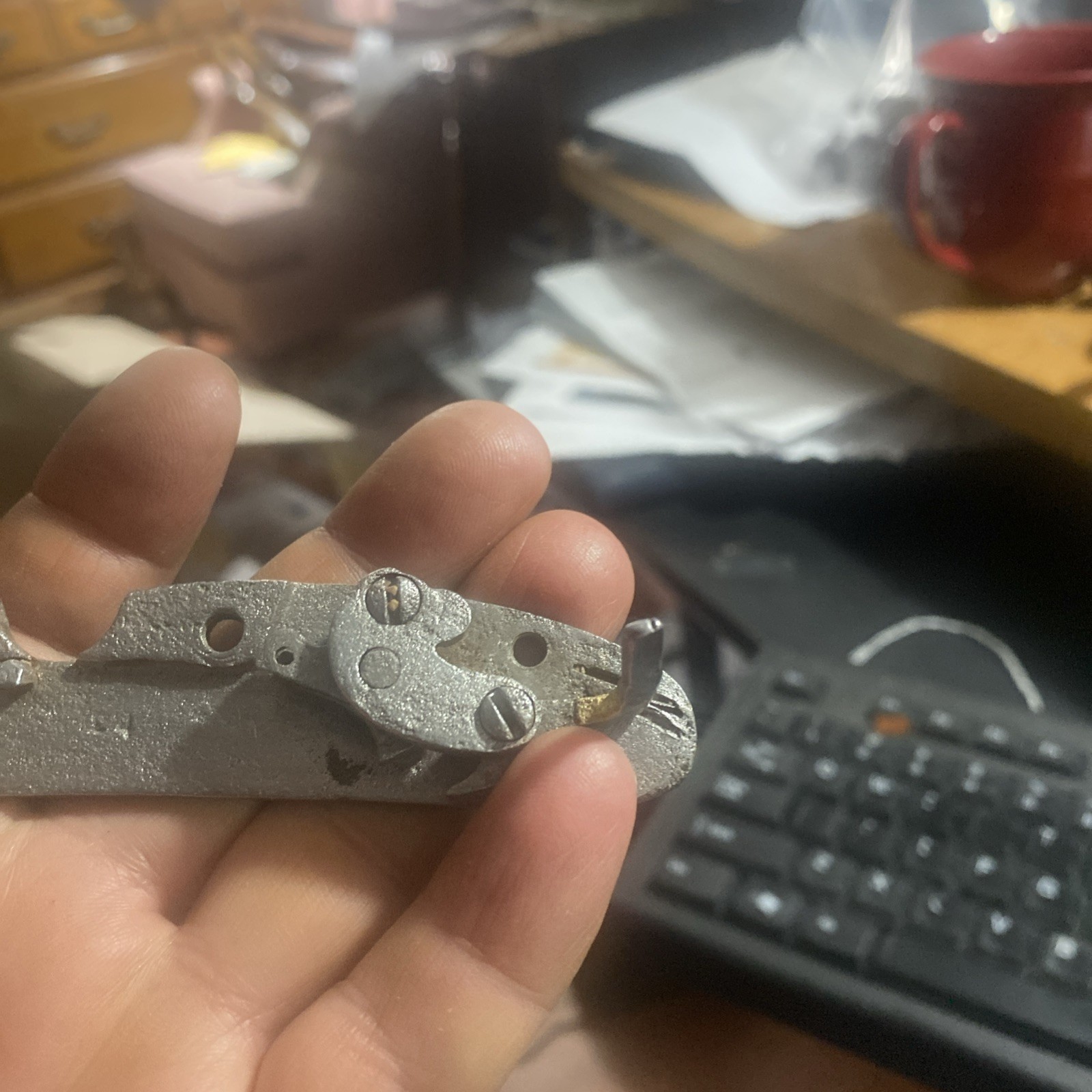 ANTIQUE MUZZLELOADER GUN LOCK Parts