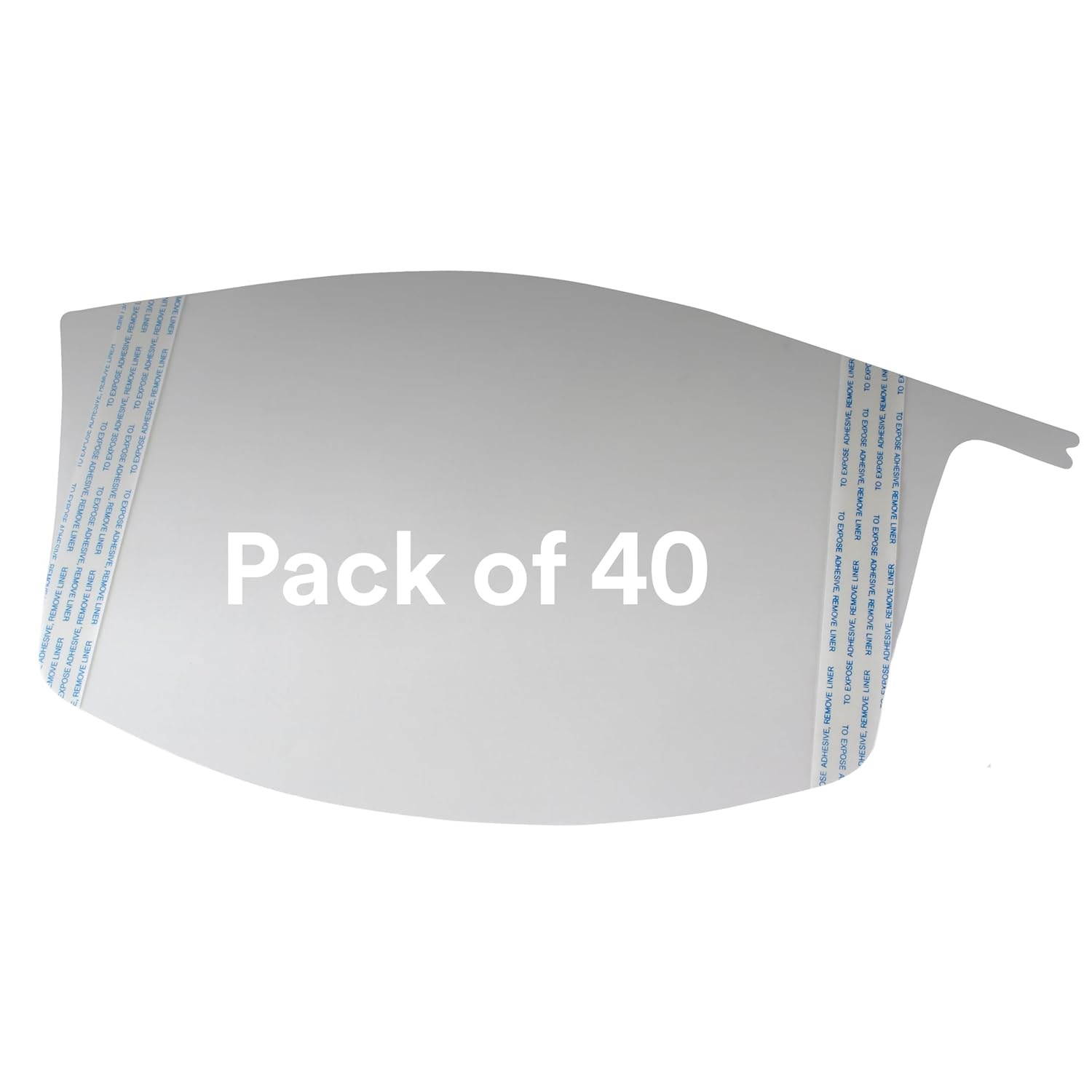 Versaflo Peel-Off Visor Covers M-926 for M-925 Standard Visor, 40/Case