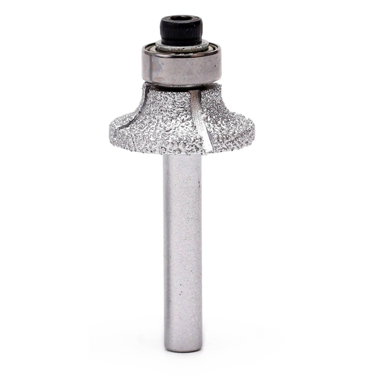 Diamond Router Bit Radius 6mm 1/4" Grit 60 Brazed Profile Wheel Tools For Stone