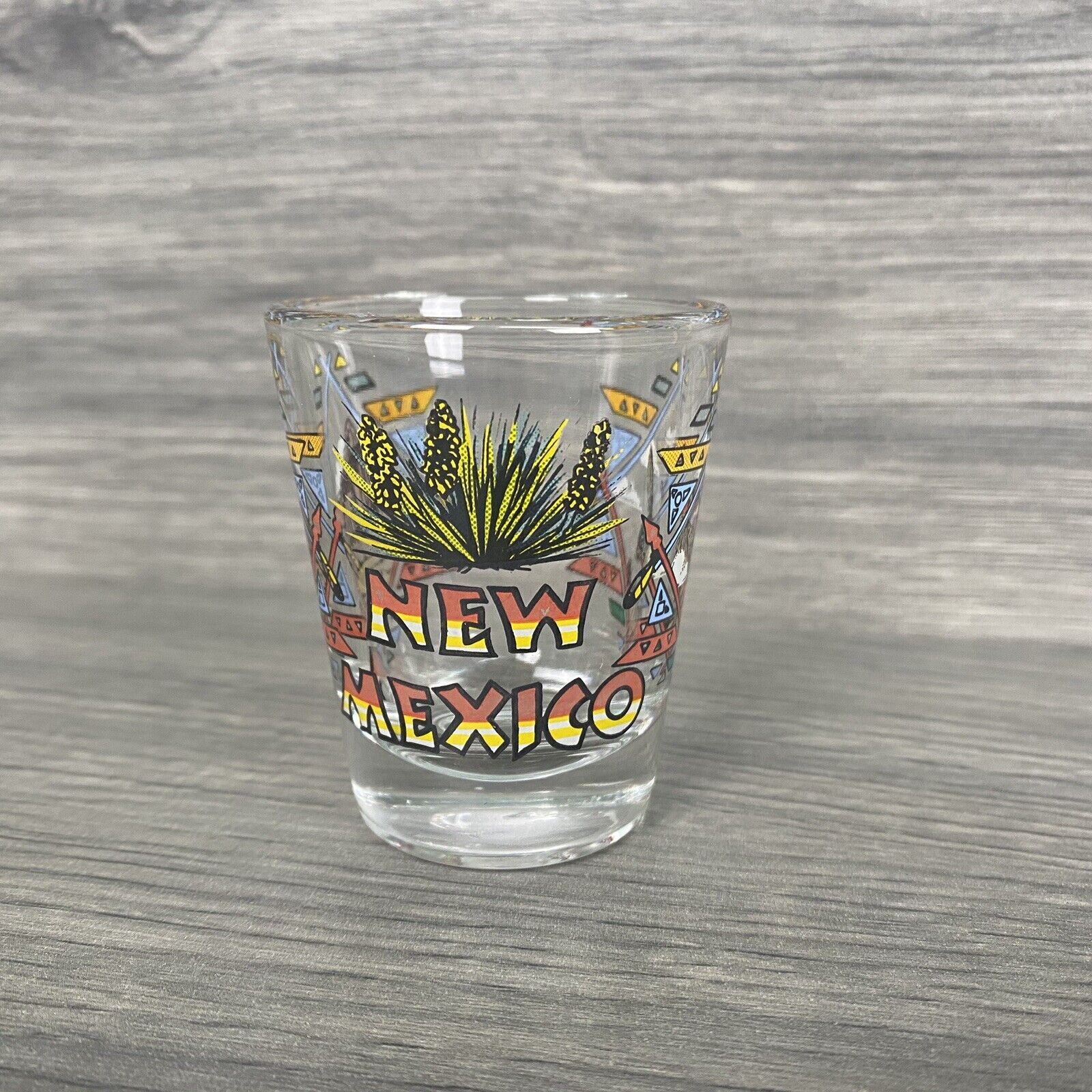 New Mexico Southwestern Roadrunner SHOT GLASS Whiskey Shot Glass