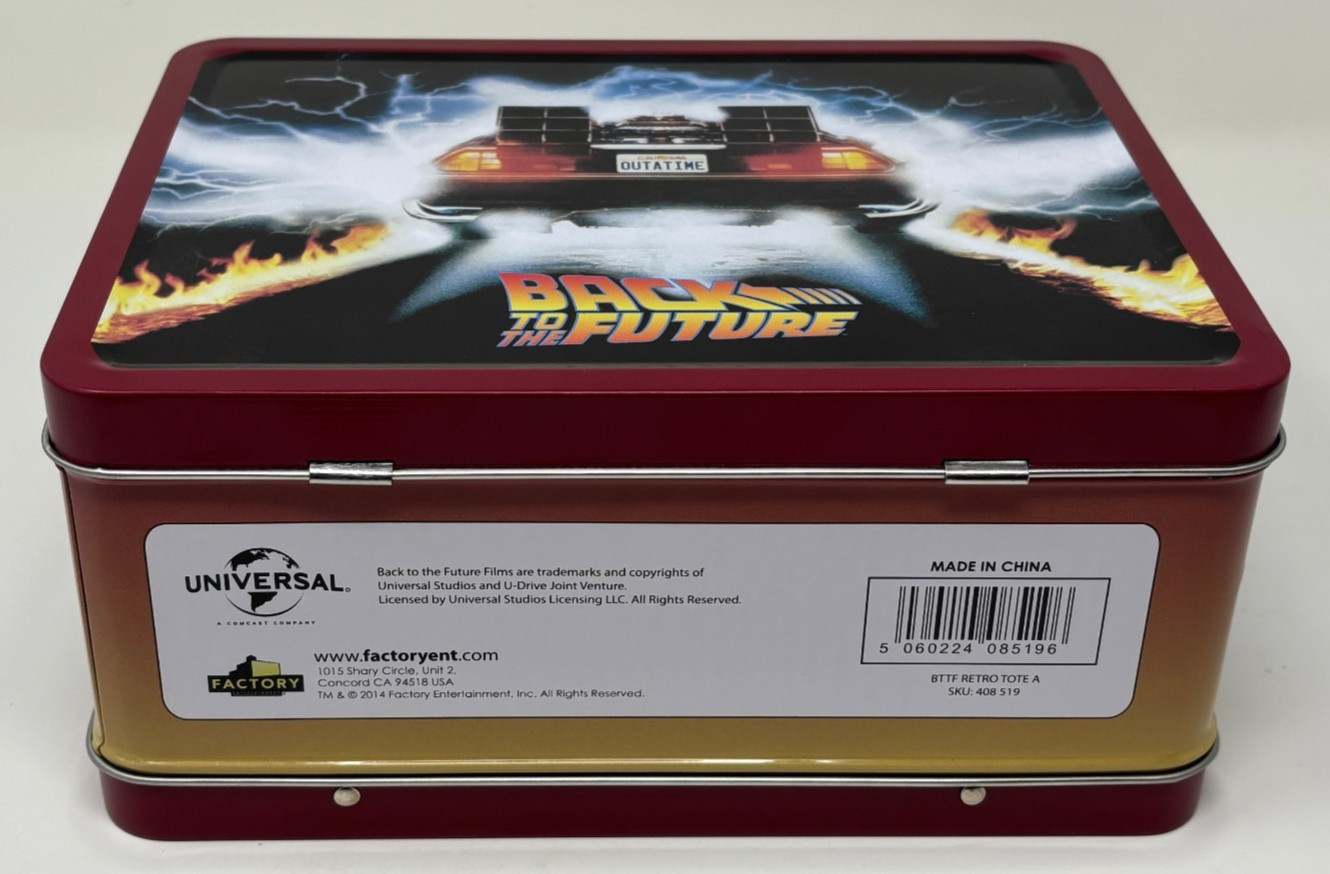 Back to the Future Lunch Box Universal Outta Time Space Zombies from Pluto