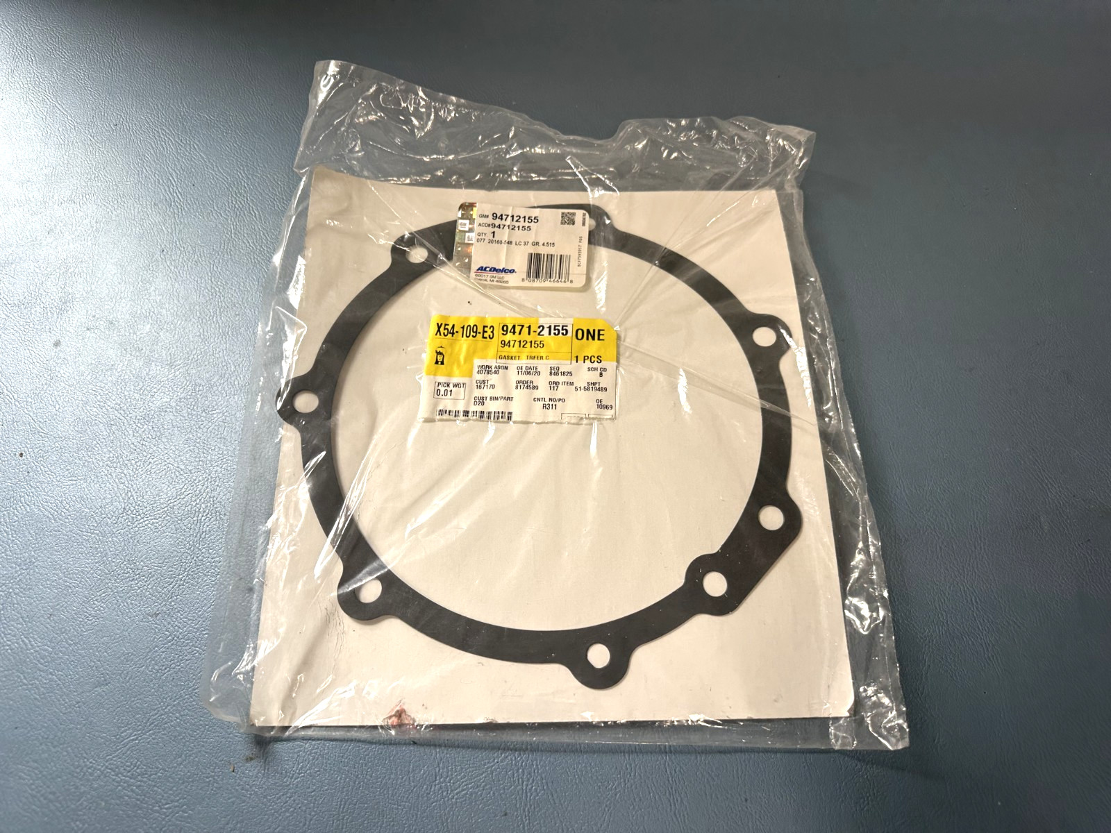 GM OEM NOS 94712155 Transfer Case Adapter Gasket 2015-2022 Chevrolet Colorado