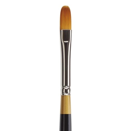 Premium Original Gold 9500-Filbert Series Artist Brush, Golden Taklon 8