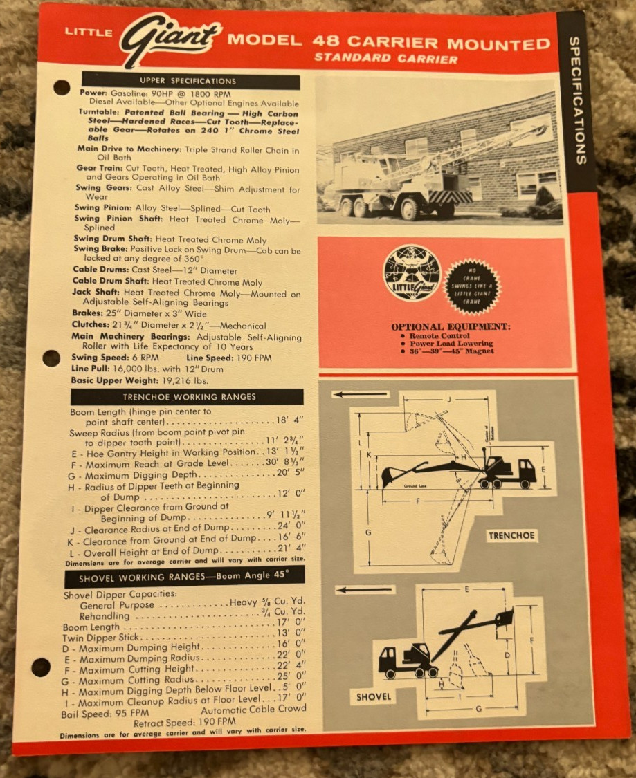 Little Giant 48 Carrier Mounted Brochure FCCA25