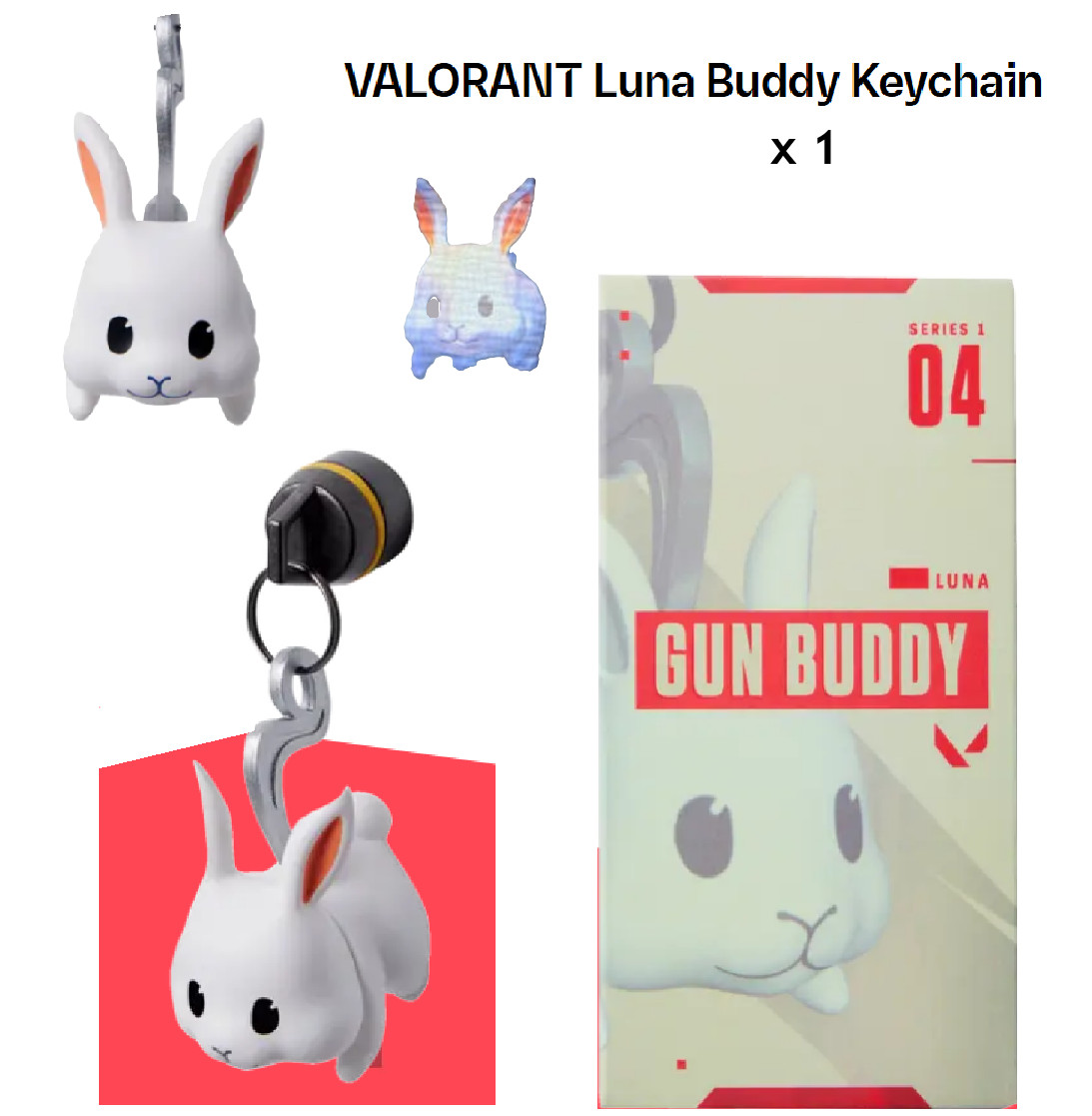 VALORANT LUNA Gun Buddy Keychain  Magnetic