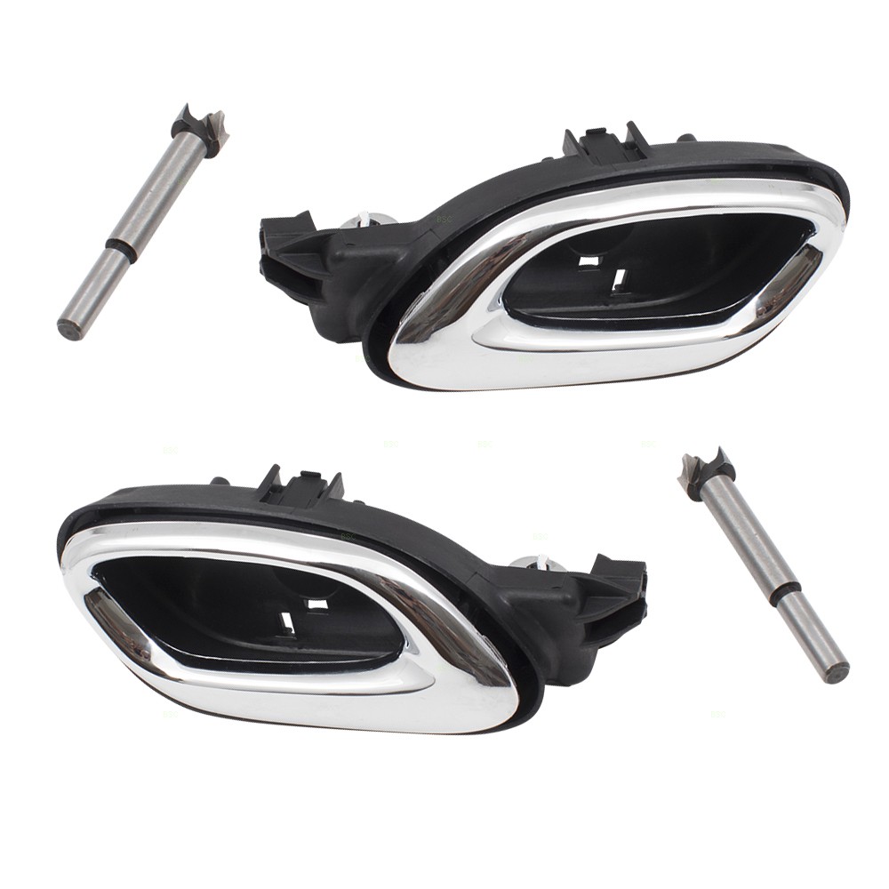 Inside Door Handles & Base Set fits 2010-2015 Chevrolet Camaro Front Repair Kit