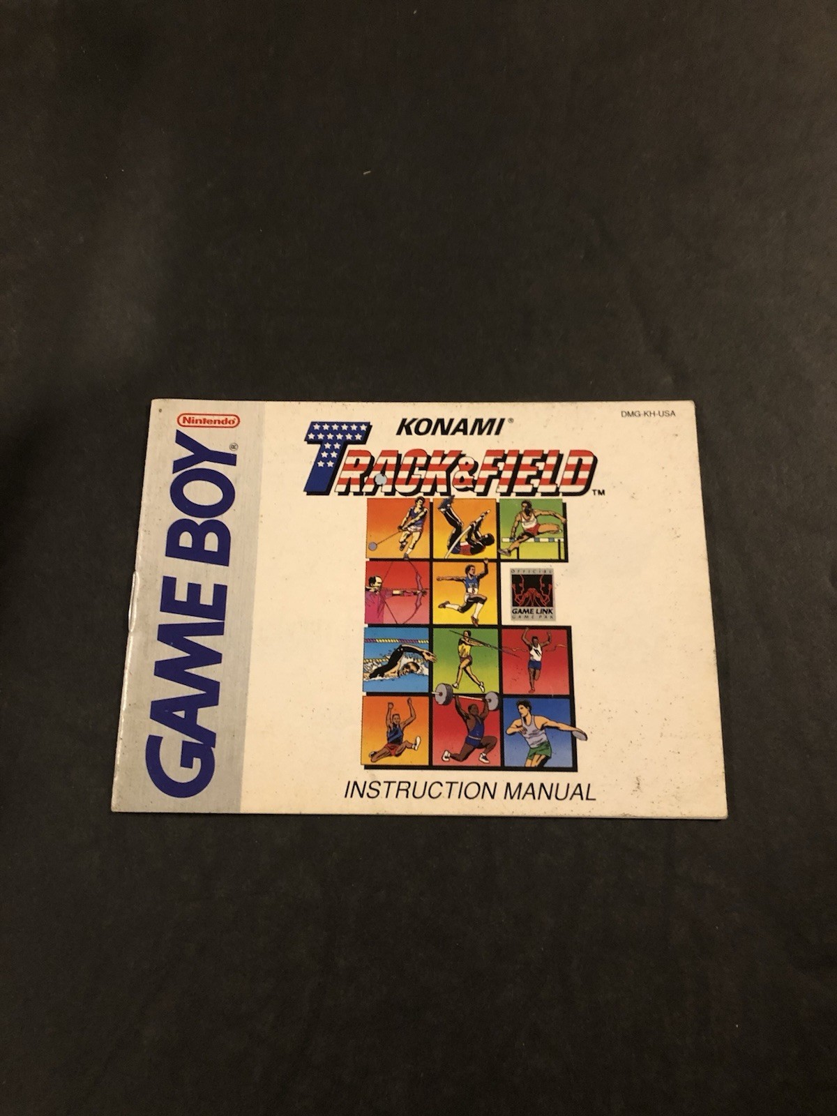 track and field gameboy Manual only