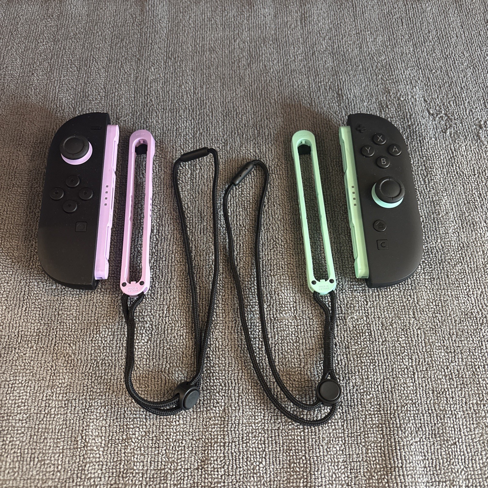For Nintendo Switch 2 Joy Con 2 L & R Controller Handles Light Purple / Green