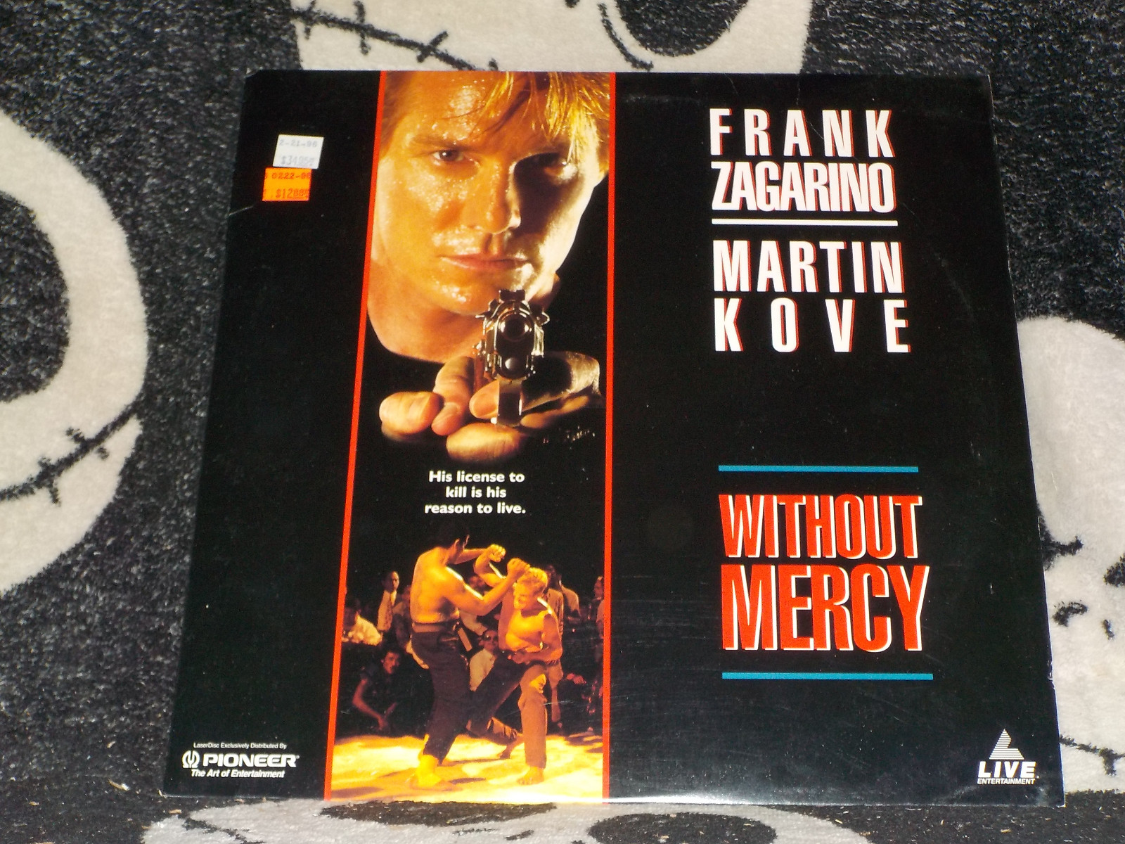 Without Mercy Laserdisc LD Frank Zagarino Martin Kove Ayu Azhari Free Ship $50