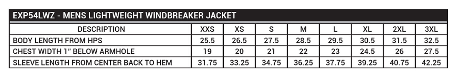 NEW LIGHTWEIGHT WINDBREAKER SECURITY JACKET WITH LANYARD