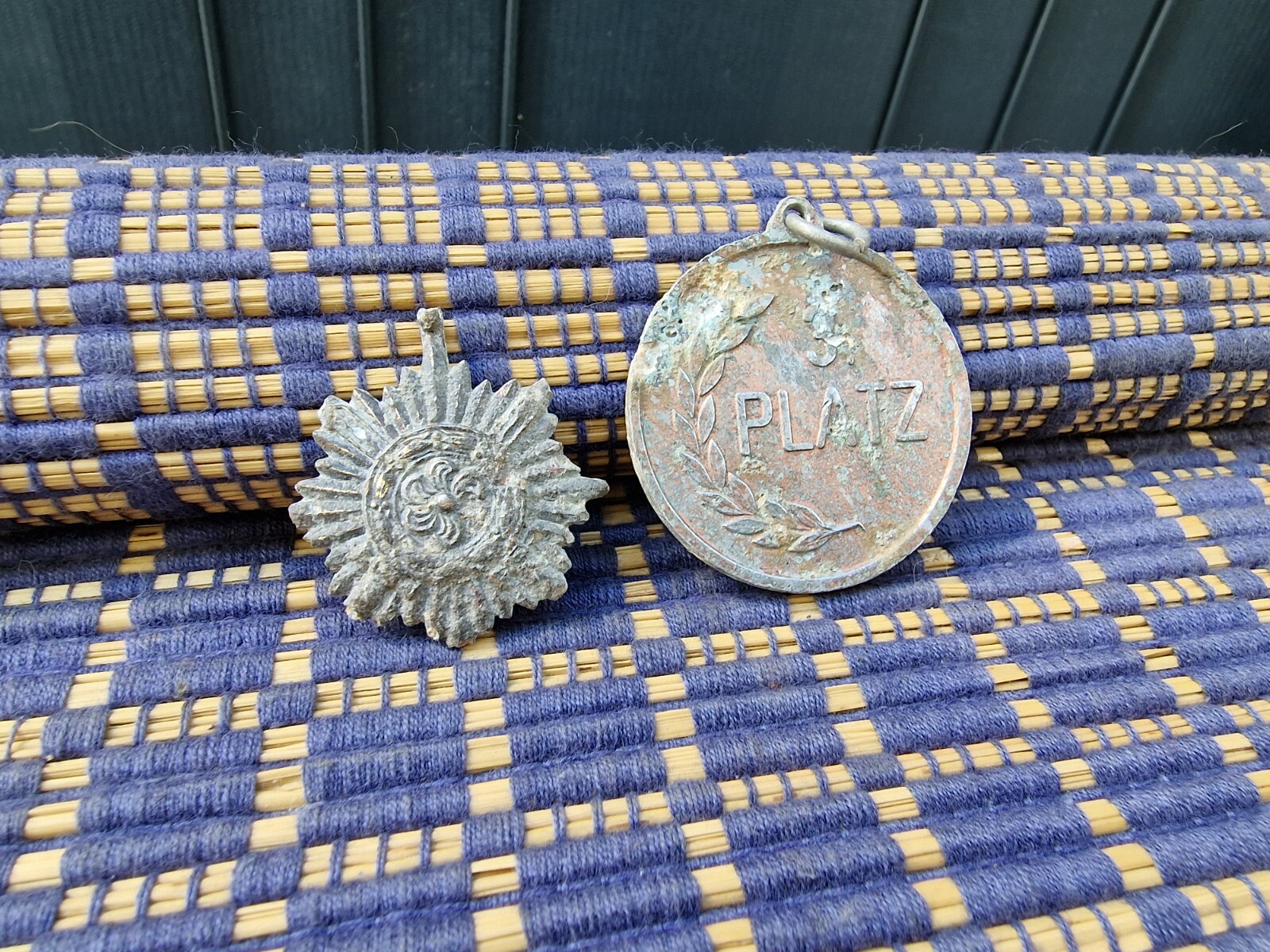 WW2 Original German Badges Front Item Relic.