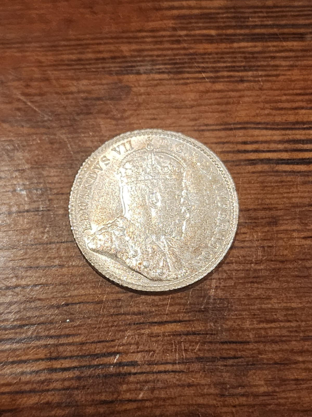 1910 Canada 5 Cents Silver Coin