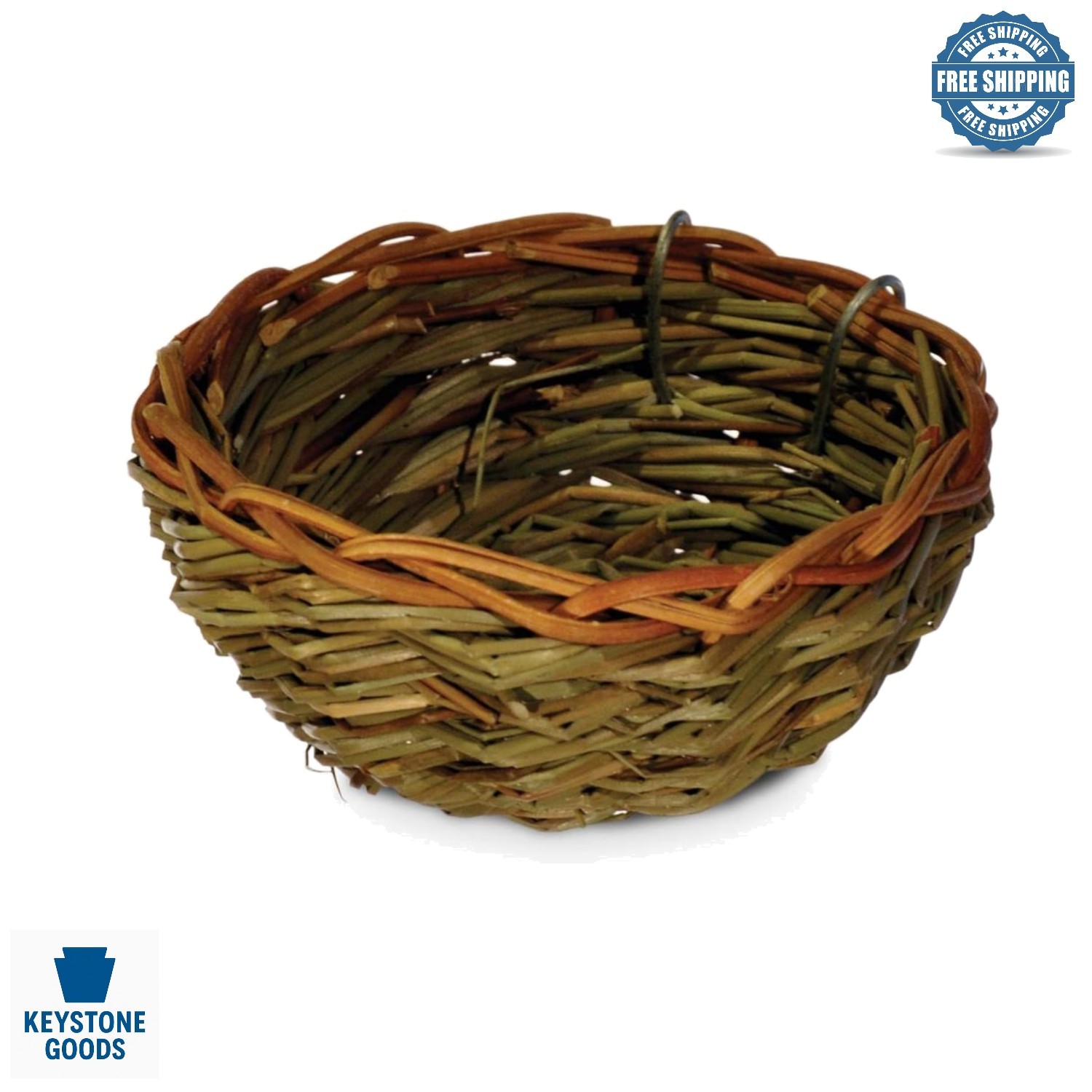 Prevue Pet Canary Twig Bird Nest for Small Birds - Eco-Friendly, 3-Inch