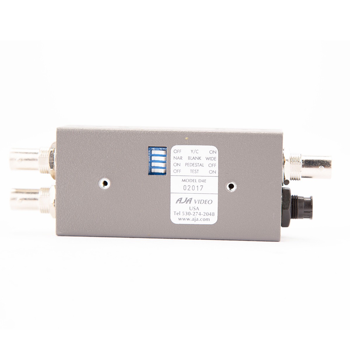 AJA D4E SDI to Composite or S-Video Transcoder - SKU#1922671