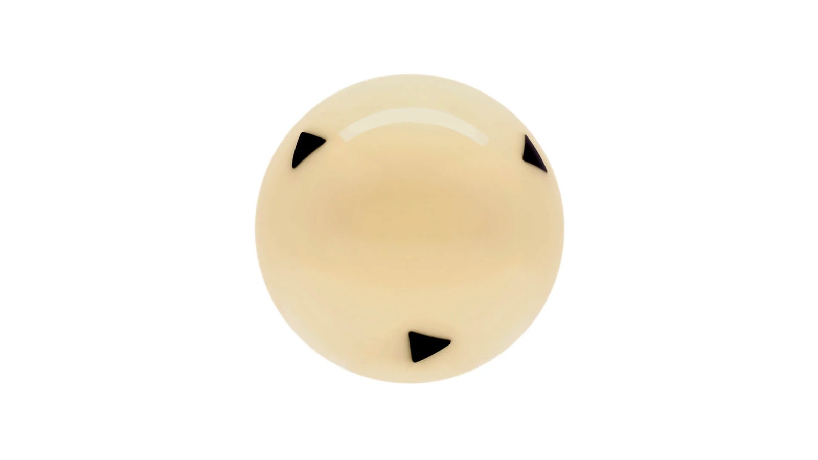 New Predator Arcos Reserve Cue Ball with Black Triangles - Replacement Cue Ball