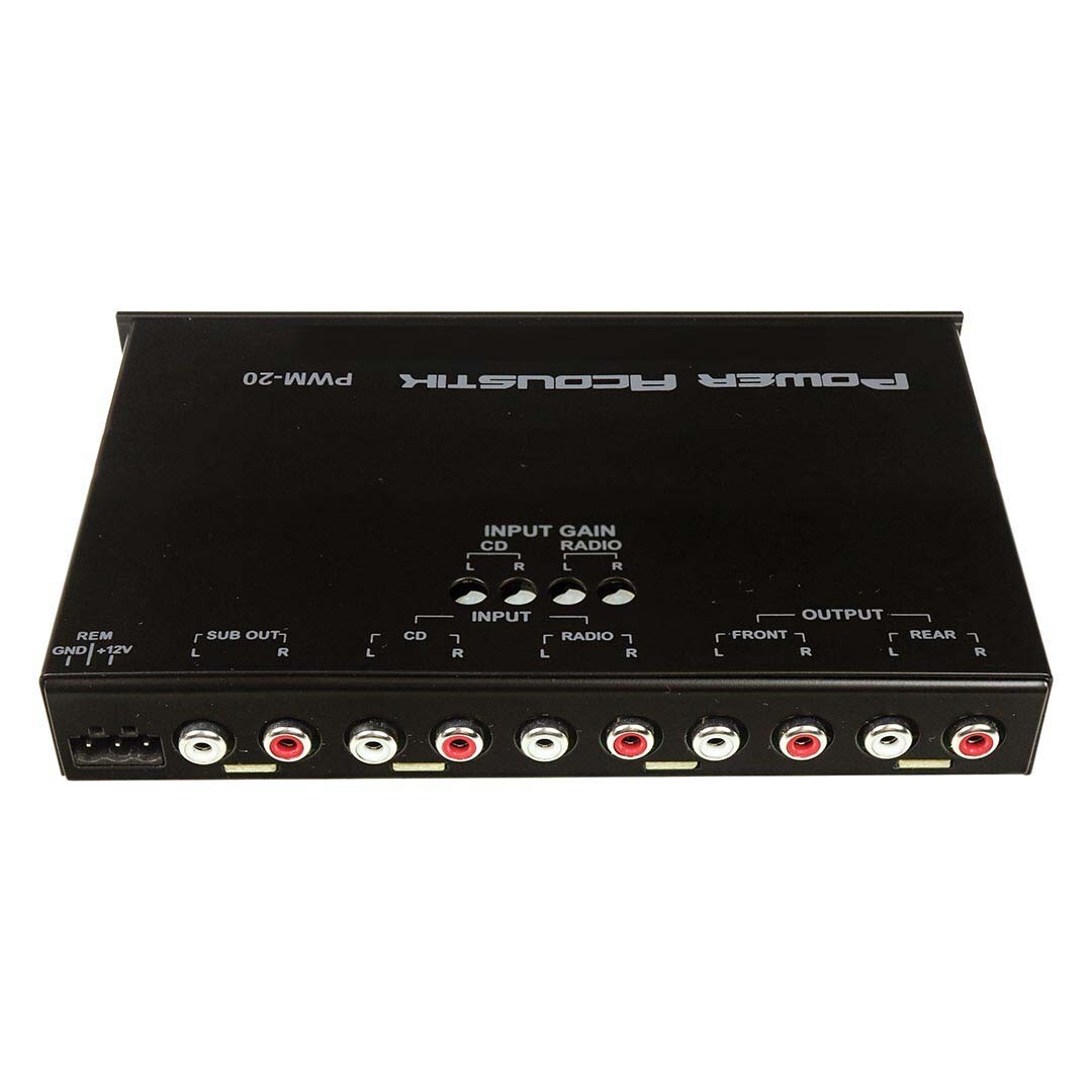 NEW Car Stereo Equalizer Under Dash 4 Frequency Bands Crossover 1/2 Din Custom