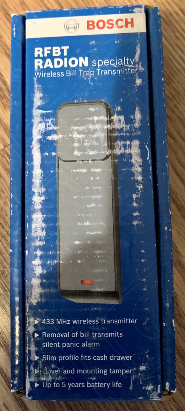 Bosch RFBT Radion Wireless Bill Trap Transmitter.  New In Box W Factory Seal.