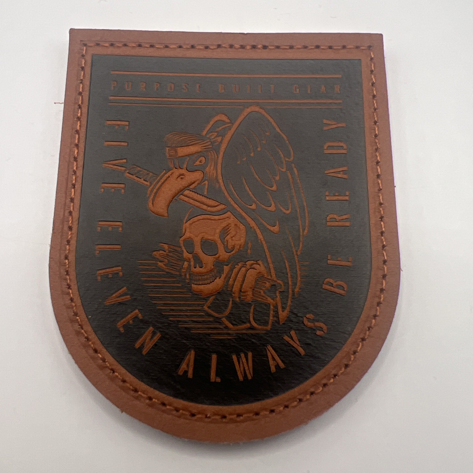 5.11 Tactical Leather Vulture Skull Patch