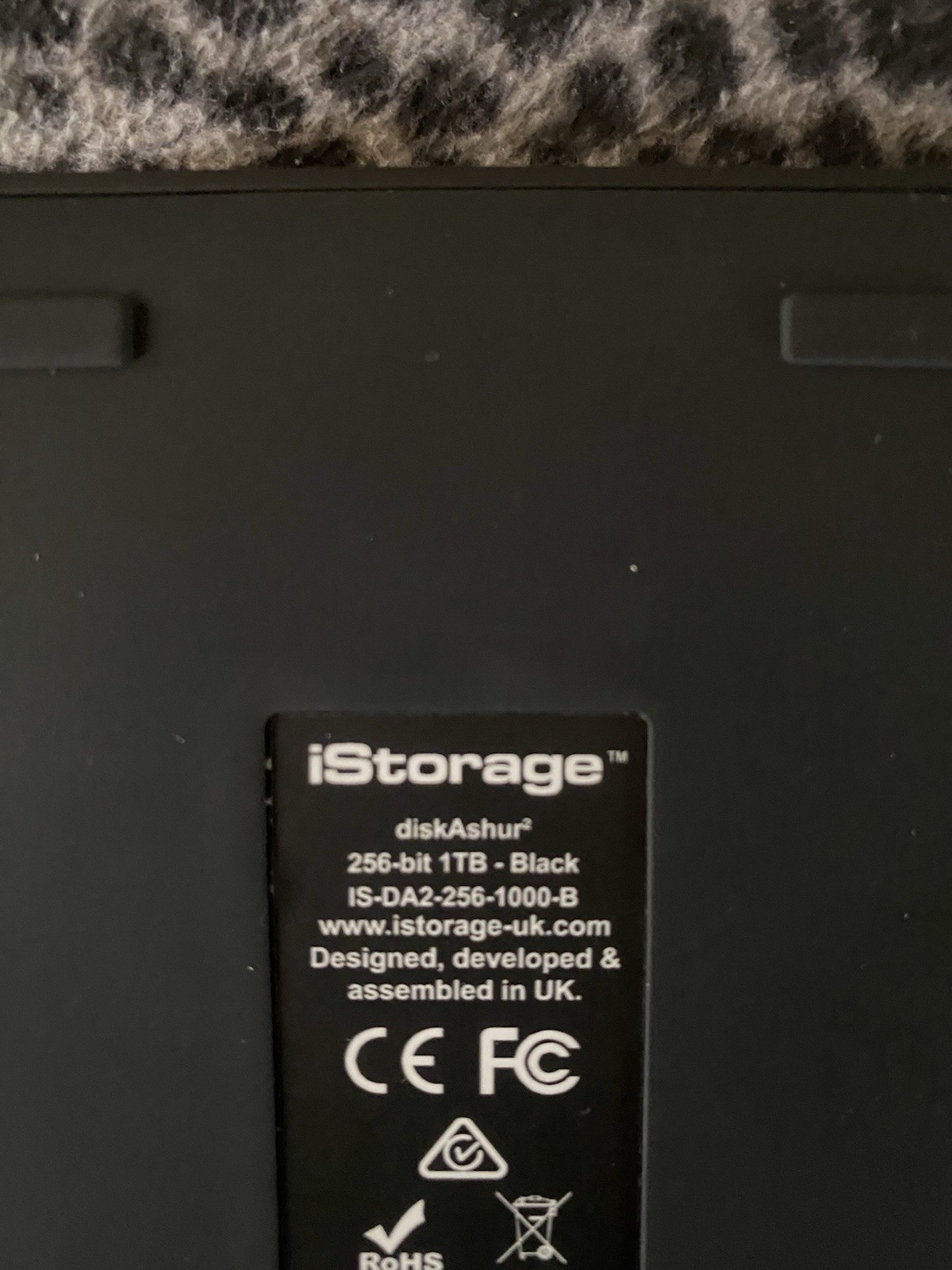 IStorage Padlock Encrypted 1tb Usb Drive Password Protected 256-bit Diskashur2