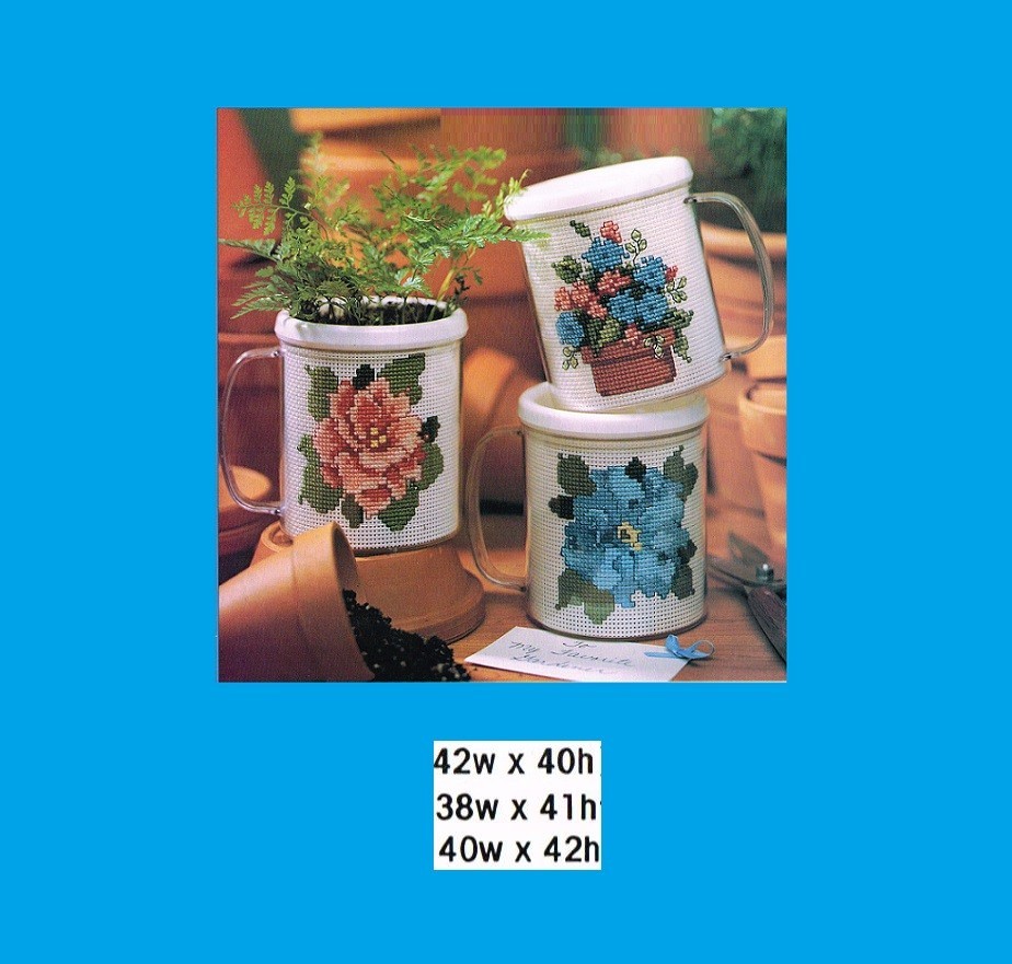 BOUQUETS  CROSS STITCH PATTERN ONLY  -  KN   WUW