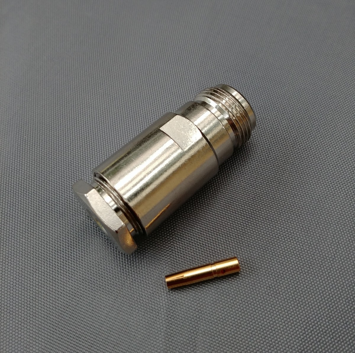 (2 SETS) N Female Clamp RG8 RG213 RG214 LMR400 RFConnector - USA Seller