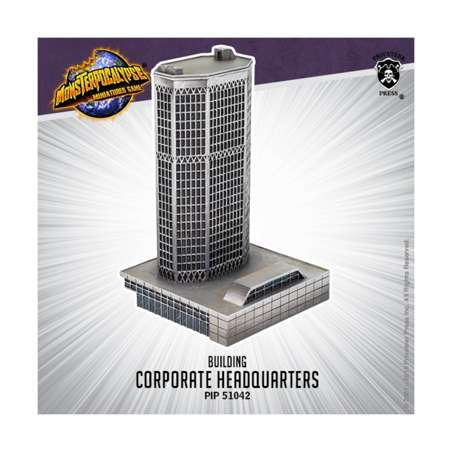 Privateer Press Sci-Fi Terrain 60mm Corporate Headquarters New