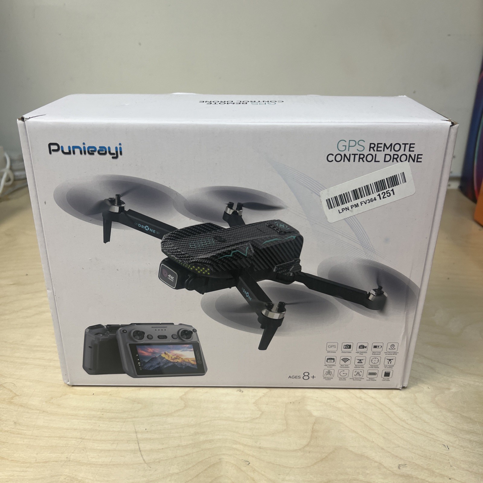 GPS Drone with 4K Camera for Adults, FPV RC Quadcopter, 90-min Flight Time, Auto