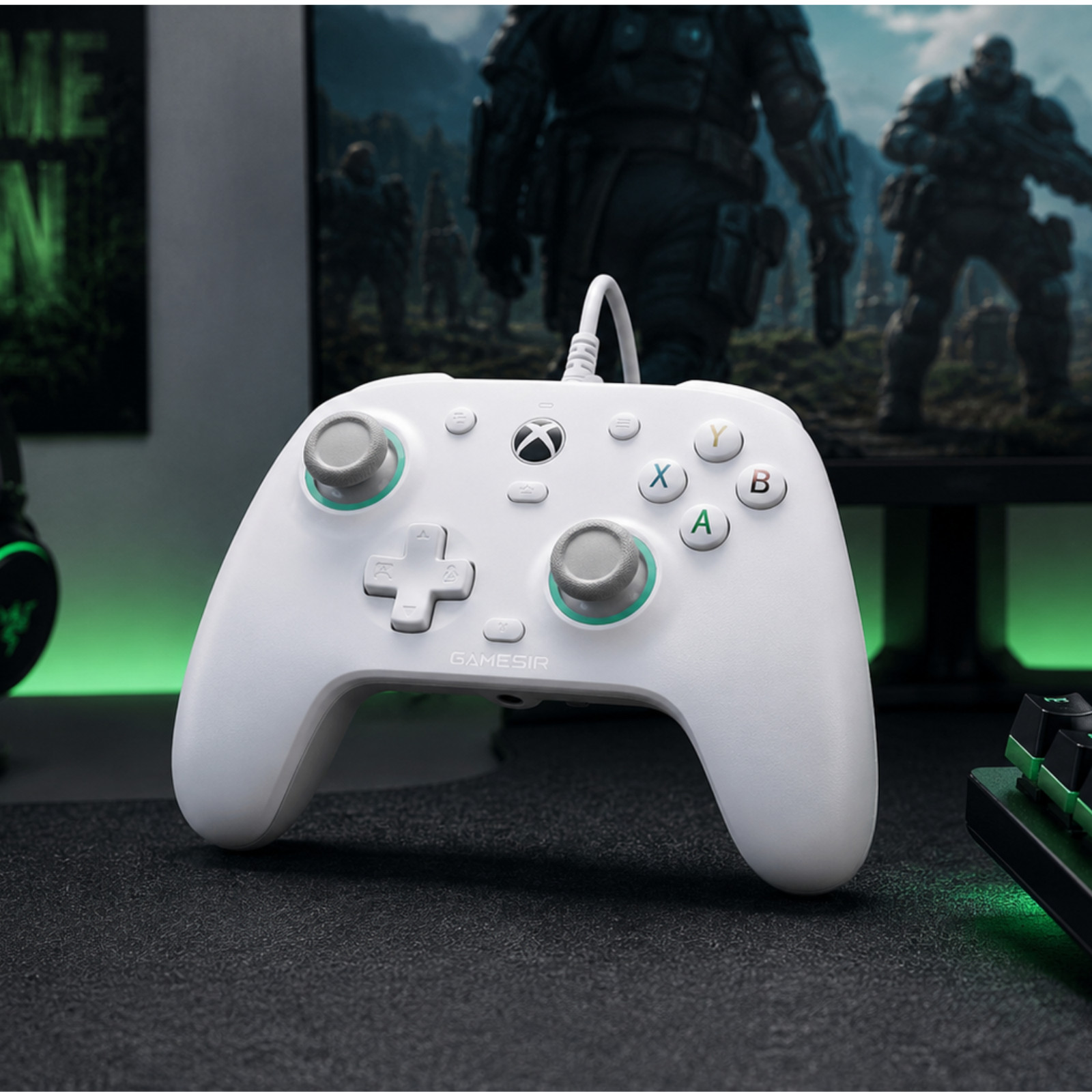 GameSir G7 SE Wired Xbox Controller Hall Effect Sticks Triggers PC White
