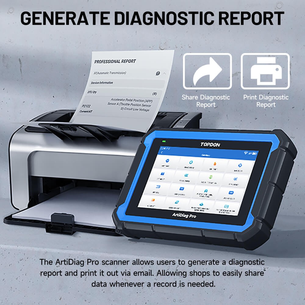 🔥TOPDON ArtiDiag PRO V2.0 All Systems Diagnosis Bidirectional OBD2 Scanner