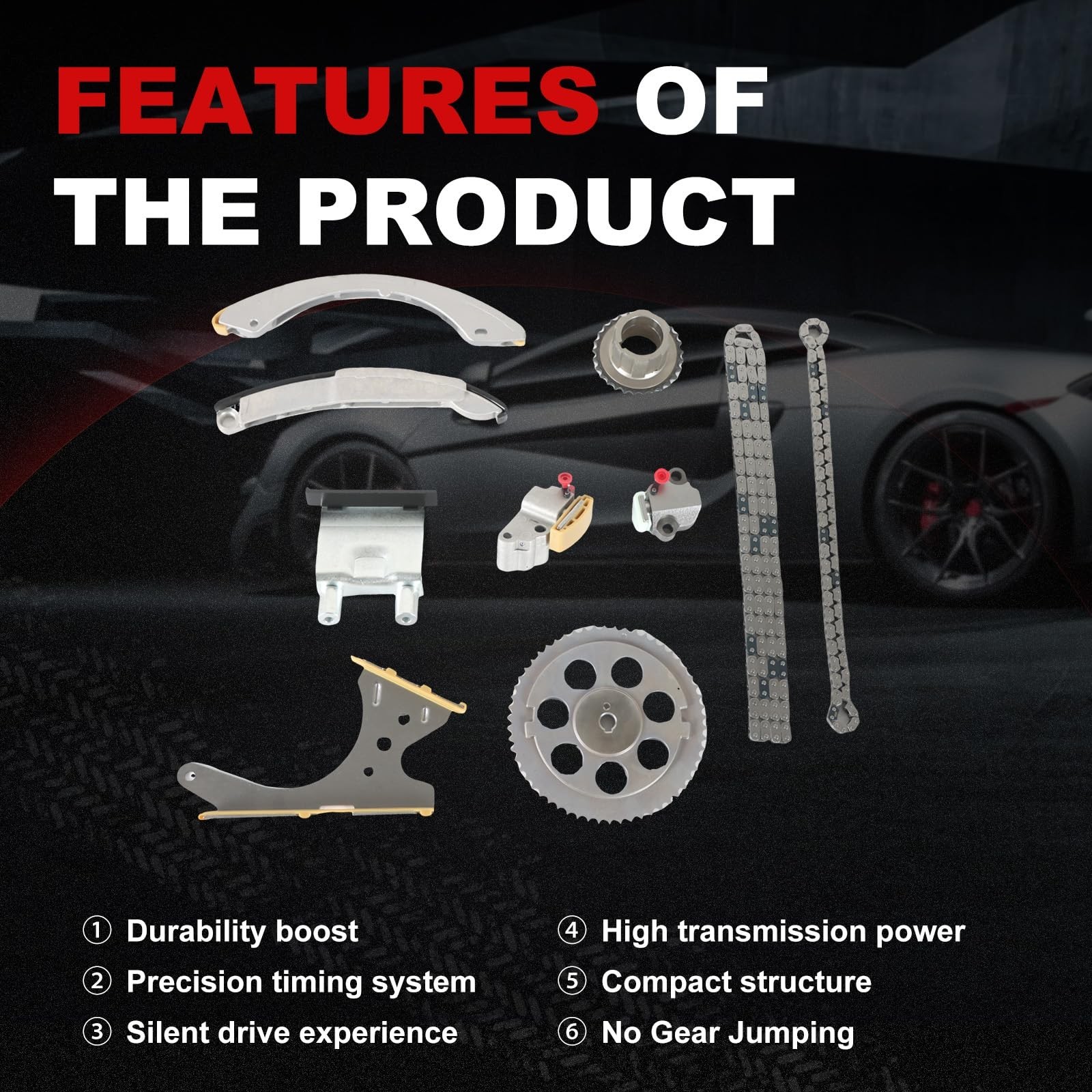 Timing Chain Kit Fit for Colorado 2007-2011 2.9L 3.7L for Colorado 2004-2006 ...